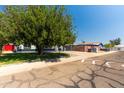 A well-maintained single-story home with mature landscaping and a clear view of the neighborhood at 8132 W Pierson St, Phoenix, AZ 85033
