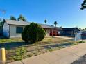 Single-story home with desert landscaping and mature tree in the front yard at 3701 E Karen Dr, Phoenix, AZ 85032