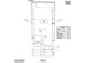 Detailed site plan showing lot dimensions, building footprint, garage, driveway, and utility locations at 6694 W Ripken Ct, Florence, AZ 85132