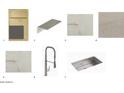 Kitchen details featuring cabinet, handle, counter, and sink samples at 8366 E Old Paint Trl # 3, Scottsdale, AZ 85266