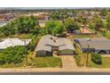 Aerial view of a residential property with lush greenery and mature trees in an urban area at 504 N Emerson --, Mesa, AZ 85201
