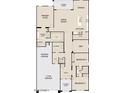 Open-concept floor plan with a spacious great room, primary suite, and a tandem two-car garage at 11796 N Vanero Ct, Maricopa, AZ 85139