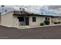 Cozy back exterior view featuring a private patio space, nice landscaping, and a serene atmosphere at 440 S Parkcrest -- # 22, Mesa, AZ 85206