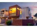 Multi-level condo with warm lighting and decorative lattice at 3500 N Hayden Rd # 710, Scottsdale, AZ 85251
