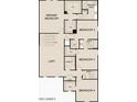 Second level floor plan highlighting the primary bedroom, secondary bedrooms, loft, and utility room at 5681 E Iris Dr, Florence, AZ 85132