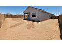 Spacious backyard with potential for landscaping and outdoor living in a desirable neighborhood at 317 S San Christo Ln, Casa Grande, AZ 85194