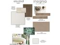 Elevated Style C kitchen & bath finishes: Miramo Sand tile, Burlap cabinets, Carrara Breeze counter and Bellissima Valley carpet at 25133 W Wayland Dr, Buckeye, AZ 85326