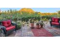 Inviting patio with comfortable seating, lush greenery, and scenic views of the surrounding landscape at 27000 N Alma School Pkwy # 1033, Scottsdale, AZ 85262