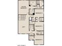 Detailed floorplan showcasing the second floor layout, including bedrooms and bathrooms at 15511 W Deanne Dr, Waddell, AZ 85355