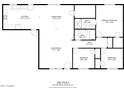 Detailed floorplan showcasing the layout, including bedrooms, bathrooms, kitchen, and living areas at 22578 E Sahara Dr, Florence, AZ 85132