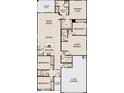 Detailed floor plan showcasing the layout of this house, including 4 bedrooms, 3 baths, and a 2-car garage at 24096 W Bowker St, Buckeye, AZ 85326