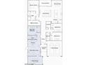 Detailed floor plan showcasing the layout of a modern home with an open floor plan and a Next Gen suite at 15041 W Gray Fox Trl, Surprise, AZ 85387