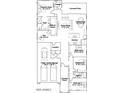 Detailed floor plan showcasing the layout of the house, including bedrooms, bathrooms, and living spaces at 16895 W Bronco Trl, Surprise, AZ 85387