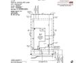 Detailed lot plan displaying property lines, building footprint, and utility easements at 5208 W Jackalope Ln, Laveen, AZ 85339