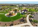 Inviting community park featuring playgrounds, picnic spots, and lush green spaces in a Gathering-friendly neighborhood at 2519 E Fortana Dr, San Tan Valley, AZ 85143