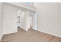 Inviting bedroom with neutral tones and wood-look flooring at 1126 W Elliot Rd # 2023, Chandler, AZ 85224