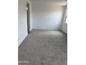 Bright bedroom featuring neutral carpet, white walls, and ample natural light at 18374 W Poston Dr, Surprise, AZ 85387