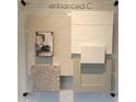 Selections board showcasing carpet, countertop, tile, and cabinet finish options at 20756 N 224Th Ave, Surprise, AZ 85387
