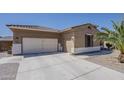 Spacious two-car garage, showcasing the home's ample parking and tiled roof at 15655 W Berkeley Rd, Goodyear, AZ 85395