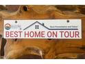 Real estate sign displaying 