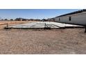View of home construction, showing the foundation of the home at 46869 W Old Timer Rd, Maricopa, AZ 85139