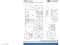 Detailed floor plan showcasing a 2,243 sq ft home with 3+ bedrooms, a den, and 2+ baths at 1241 E Palo Verde Dr, Casa Grande, AZ 85122