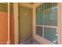 Condo front door featuring unit number 301 and a window offering natural light at 3500 N Hayden Rd # 801, Scottsdale, AZ 85251