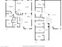 Detailed floor plan showcasing the layout of the first and second floors of the home at 1834 W Nighthawk Way, Phoenix, AZ 85045