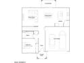 Open-concept first floor plan showing the Gathering room, kitchen, dining room, and two-car garage at 4792 E Shasta Dr, San Tan Valley, AZ 85143