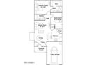 Detailed floor plan showcasing the layout of the home, including bedrooms, bathrooms, and living spaces at 12039 E Primrose Ln, Florence, AZ 85132