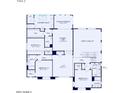 Detailed second floor plan with five bedrooms, including owner's suite with retreat and bath at 25845 S 227Th St, Queen Creek, AZ 85142