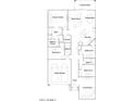 Detailed floor plan showcasing the layout of this home, including bedrooms, bathrooms, and living spaces at 4808 S 232Nd Ln, Buckeye, AZ 85326