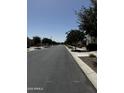A quiet neighborhood street with well-maintained homes and mature trees at 10704 E Twister Ave, Mesa, AZ 85212