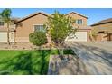 Lovely home featuring manicured lawn, desert landscaping, and inviting curb appeal at 24645 N 65Th Ave, Glendale, AZ 85310