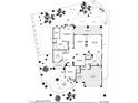 Detailed floor plan showcasing the layout of this 2,447 sqft home and exterior patios at 32516 N 68Th Pl, Scottsdale, AZ 85266