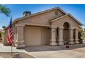 Inviting home featuring a covered entryway and desert landscaping at 6621 S Coral Gable Dr, Chandler, AZ 85249
