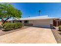 Well-kept single-story home featuring a spacious driveway and attached garage, blending functionality with style at 9623 N 34Th Pl, Phoenix, AZ 85028
