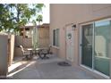 Cozy patio with outdoor seating, ideal for enjoying quiet moments or entertaining guests outdoors at 14620 N Yerba Buena Way # B, Fountain Hills, AZ 85268