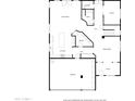 First floor plan showcasing the living room, kitchen, dining area, and office at 551 E Sun Valley Farms Ln, San Tan Valley, AZ 85140