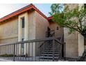 Exterior building shot with stairs leading up to unit with private entry at 10410 N Cave Creek Rd # 2030, Phoenix, AZ 85020
