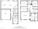 Floor plan showing layout of the rooms, including living room, dining area, kitchen, bedrooms, and bathrooms at 23733 S 209Th Pl, Queen Creek, AZ 85142
