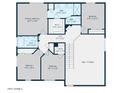 Upstairs floor plan featuring bedrooms and bathrooms at 2634 S 63Rd Dr, Phoenix, AZ 85043