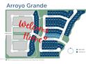 Arroyo Grande community map highlighting lot locations with community lots, future residents can see the location of new homes at 1172 E Ridgerock St, Casa Grande, AZ 85122