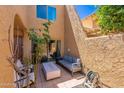 Private outdoor patio area with comfortable seating, perfect for relaxation and entertaining at 8414 N Central Ave # C, Phoenix, AZ 85020