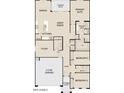 Detailed floor plan showcasing the layout of the home, including bedrooms, bathrooms, kitchen, and living spaces at 7596 W Saddlehorn Rd, Peoria, AZ 85383
