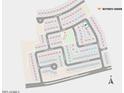 Community map highlighting the neighborhood layout and the location of homesites in Butterfly Garden at 14381 W Calle Lejos --, Surprise, AZ 85387