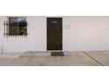 Exterior of the unit with security door, address number and window at 3314 N 68Th St # W112, Scottsdale, AZ 85251
