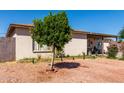 Well-maintained home with desert landscaping, mature trees, and a covered patio area at 4403 N 56Th Dr, Phoenix, AZ 85031