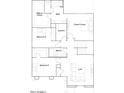 Second floor floor plan featuring an owner's suite, 3 beds, 2 baths, walk in closet, and laundry at 11946 W Calle De Pompas --, Peoria, AZ 85383