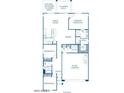 Detailed floor plan showcasing the layout of a home, including bedrooms, kitchen, great room, and a two-car garage at 25137 W Wayland Dr, Buckeye, AZ 85326